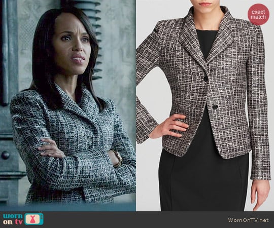 Max Mara 'Calesse' Tweed Jacket worn by Olivia Pope (Kerry Washington) on Scandal