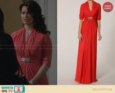 Melinda Eng 312A224B Gown worn by Bellamy Young on Scandal