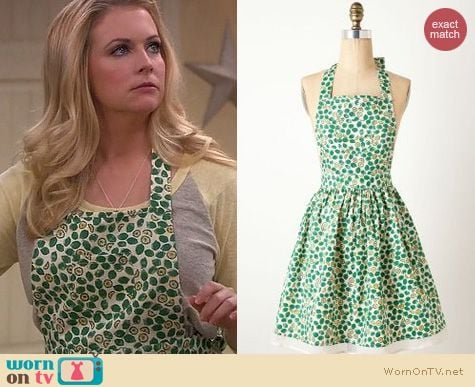 Melissa & Joey Fashion: Anthropologie Key Lime apron worn by Melissa Joan Hart