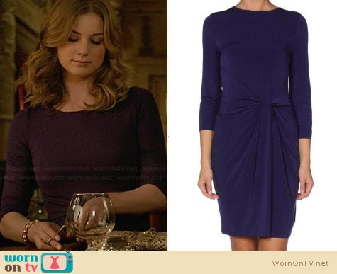 Michael Kors Twist-Front Dress worn by Emily Throne on Revenge