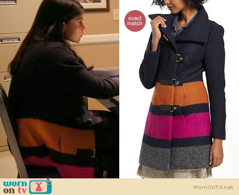 The Mindy Project Fashion: Tracy Reese colorblock from ModCloth and Anthropologie worn by Mindy Kaling