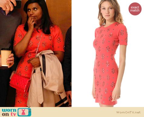 The Mindy Project Fashion: Opening Ceremony 'Aurora' dress worn by Mindy Kaling