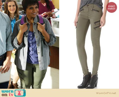 The Mindy Project Fashion: Rag & Bone Lariat Pants worn by Mindy Kaling