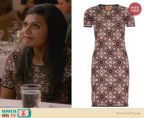 The Mindy Project Fashion: Tory Burch Natalie Dress worn by Mindy Kaling