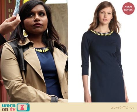 The Mindy Project Fashion: Trina Turk Sculptor dress worn by Mindy Kaling