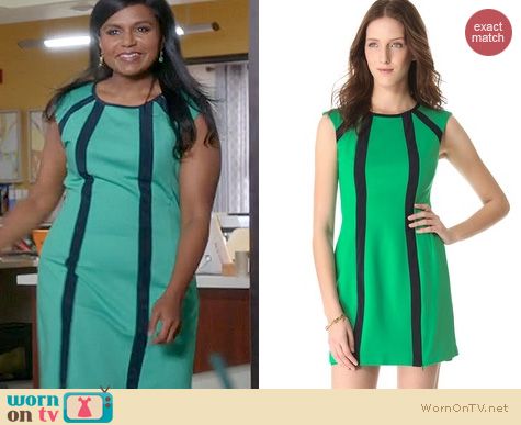 The Mindy Project Style: Nanette Lepore Underground Dress worn by Mindy Kaling