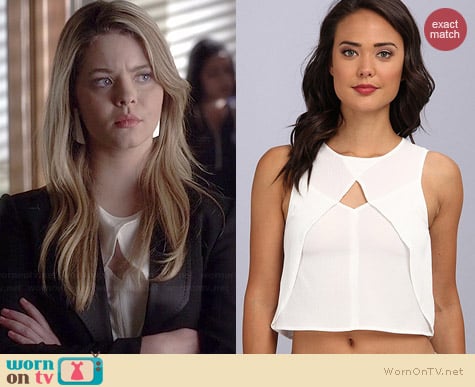 MinkPink Ray of Light Top worn by Sasha Pietrse on PLL