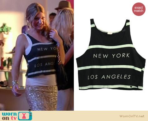 Mistresses Fashion: John Galt by Brandy Melville Mirella NY LA Tank worn by Jes Macallan