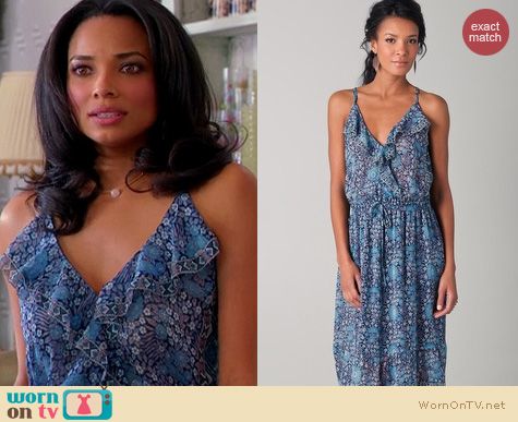 Mistresses Fashion: Joie Della dress worn by Rochelle Aytes