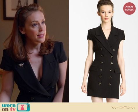 Mistresses Fashion: Rachel Zoe Natalia dress worn by Alyssa Milano