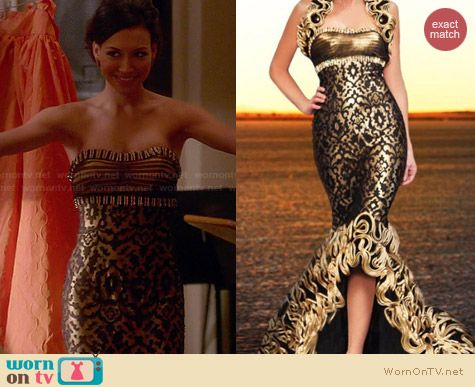 MNM Couture Dress KH024 worn by Naya Rivera on Glee