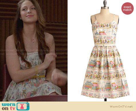 ModCloth Bernie Dexter Year Abroad Dress worn by Melissa Benoist on Glee