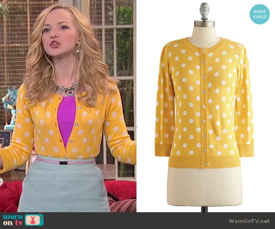 ModCloth Jukebox Jubilee Cardigan worn by Liv Rooney (Dove Cameron) on Liv and Maddie