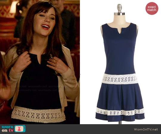 ModCloth Life of the Dinner Party Dress worn by Jessica Day (Zooey Deschanel) on New Girl