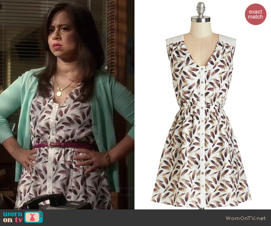 ModCloth Plume for Improvement Dress worn by Chloe Wepper on Manhattan Love Story