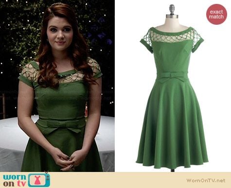 Tatyana/Bettie Page With Only A Wink Dress in Peridot worn by Katie Stevens on Faking It