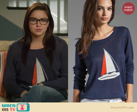 Modern Family Fashion: Joie Evaline Sailboat Sweater worn by Ariel Winter