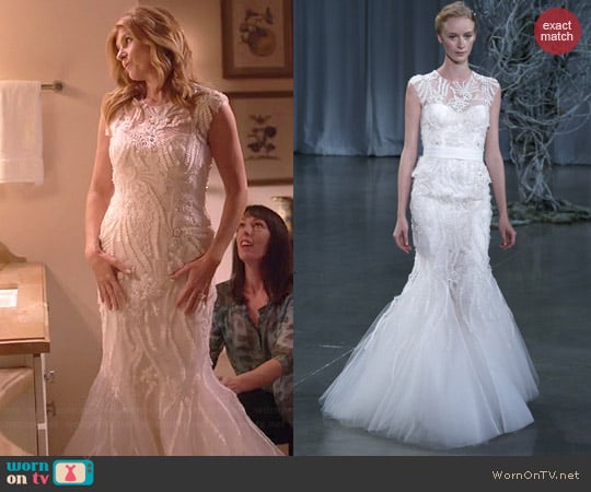 Monique Lhuillier Fall 2013 Gown worn by Connie Britton on Nashville