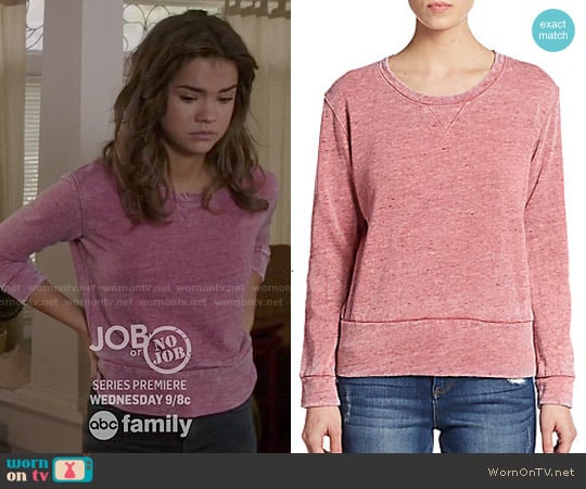 Monrow Vintage Crewneck Sweatshirt worn by Callie Jacob (Maia Mitchell) on The Fosters