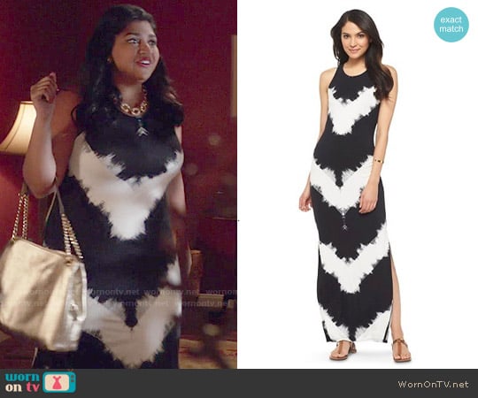 Mossimo Chevron Maxi Dress worn by Patti (Punam Patel) on Kevin from Work