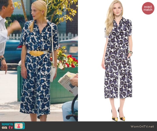 Mother of Pearl Floral Jumpsuit worn by Lemon Breeland on Hart of Dixie