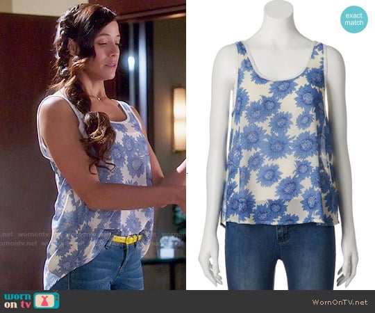 Mudd Chiffon Tank worn by Rosie Falta (Dania Ramirez) on Devious Maids