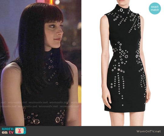 Mulger Wool Dress with Eyelets worn by Layla Grant (Aubrey Peeples) on Nashville