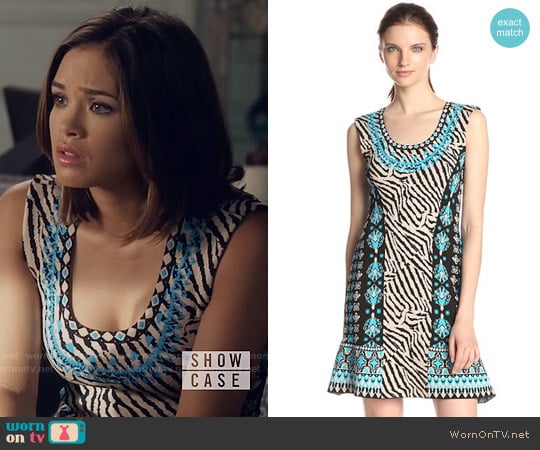 Nanette Lepore Safari Dress worn by Heather Chandler (Nicole Gale Anderson) on Beauty and the Beast