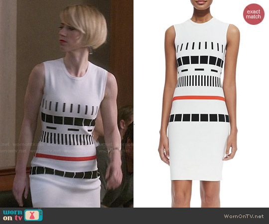 Narciso Rodriguez Reversible Graphic Dress worn by Margaux Lemarchal (Karine Vanasse) on Revenge