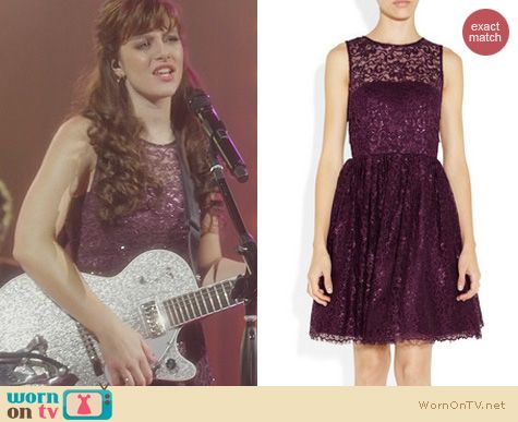 Nashville Fashion: Alice + Olivia Ophelia Dress worn by Aubrey Peeples