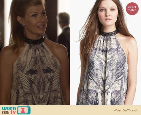 Nashville Fashion: Haute Hippie Freebird Halter Top worn by Connie Britton