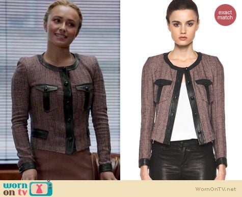 Nashville Fashion: Isabel Marant Kacie jacket worn by Hayden Panettiere