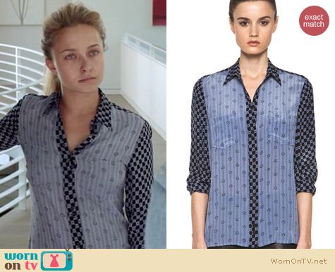 Nashville Fashion: Isabel Marant Melina shirt worn by Hayden Panettiere