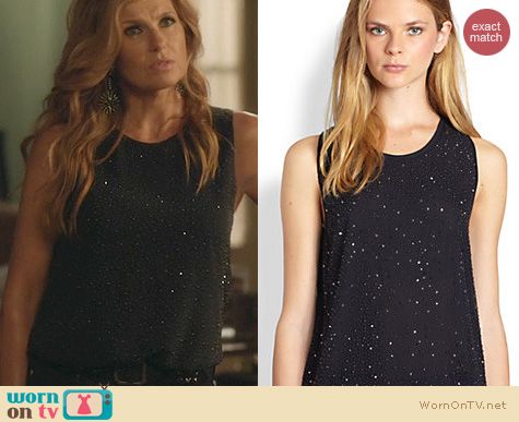 Nashville Fashion: Astral Top by L'Agence worn by Connie Britton