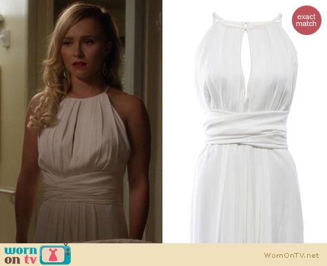 Nashville Fashion: L'Agence Keyhole Dress with Cummerbund Wrap worn by Hayden Panettiere