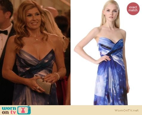 Nashville Fashion: Monique Lhuillier Gown worn by Connie Britton