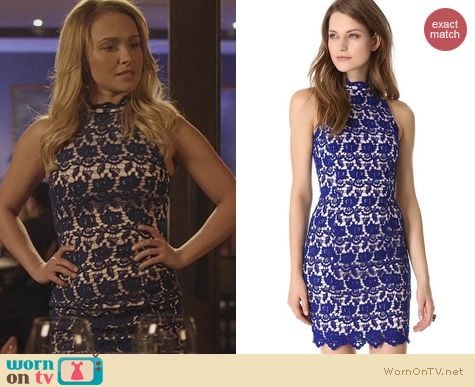 Nashville Fashion: Nicholas Peony Sleeveless Lace Dress worn by Hayden Panettiere