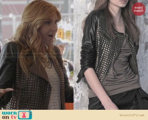 Fashion of Nashville: NUE Leather Jacket worn by Rayna Jaymes