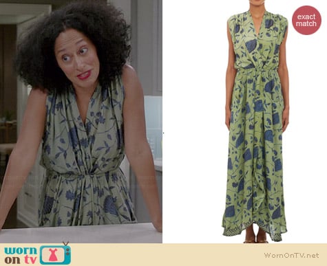 Natalie Martin Floral Nico Maxi Dress worn by Tracee Ellis Ross on Black-ish