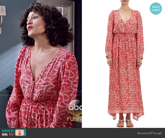 Natalie Martin 'April' Dress in Medallion Print worn by Rainbow Johnson (Tracee Ellis Ross) on Black-ish