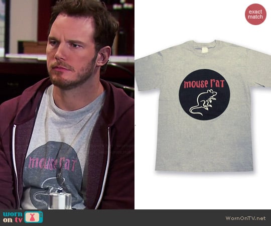 NBC Mouse Rat T-shirt worn by Chris Pratt on Parks & Rec