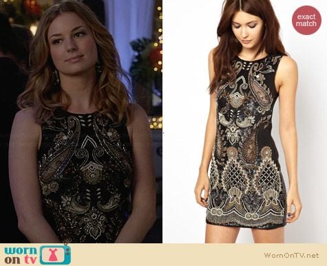 Needle & Thread Adorn Dress worn by Emily VanCamp on Revenge