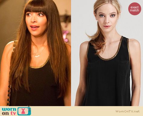 New Girl Fashion: Joie Alicia D Savory Tank worn by Hanna Simone