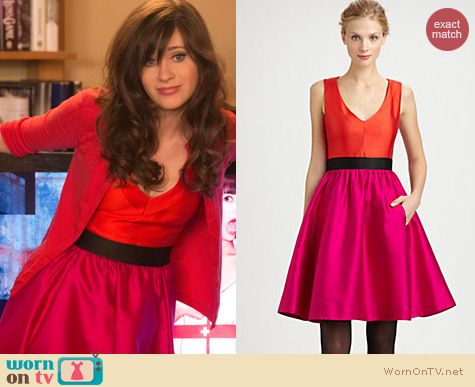 New Girl Fashion: Kate Spade Normandy dress worn by Zooey Deschanel