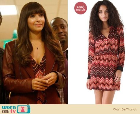 New Girl Fashion: Parker Zig Zag dress worn by Hannah Simone