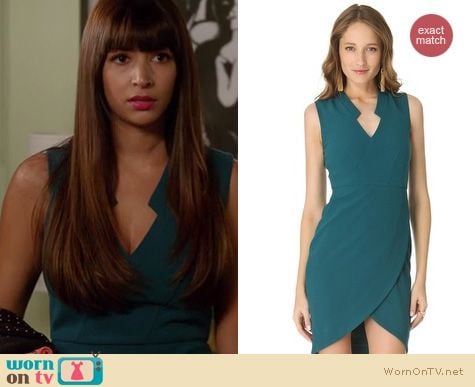 New Girl Fashion: Rachel Zoe Annabel Surplice dress worn by Hannah Simone