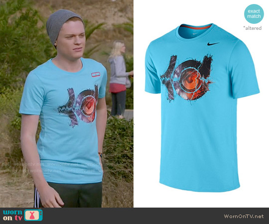 Nike Speaker Logo T-shirt worn by Emmett Bledsoe (Sean Berdy) on Switched at Birth