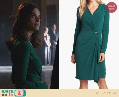 Fashion of Nikita: Michael Kors Faux Wrap Dress worn by Lyndsy Fonseca