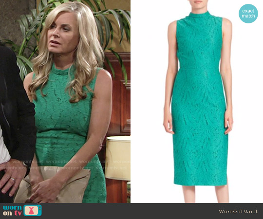 No. 21 Allegra Cutout Lace Dress worn by Ashley Abbott (Eileen Davidson) on The Young and the Restless