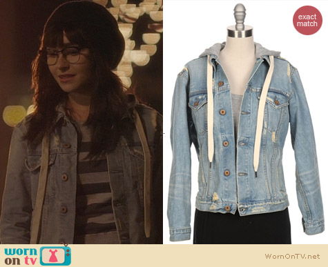 NSF Adam Denim Jacket with hood worn by Hayden Panettiere on Nashville